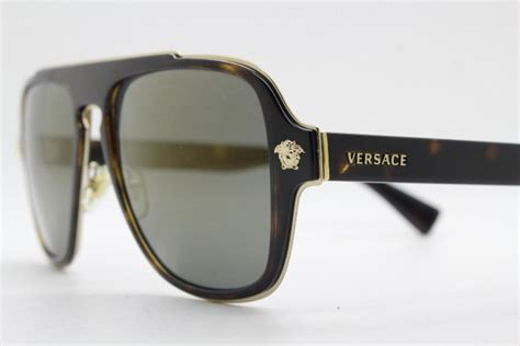 versace square pilot sunglasses|original Versace sunglasses.